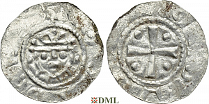 Денарий, Германия, Нижняя Лотарингия, Hermann (1059-1074), м.д. Jever, Dbg. 595