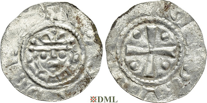 Денарий, Германия, Нижняя Лотарингия, Hermann (1059-1074), м.д. Jever, Dbg. 595