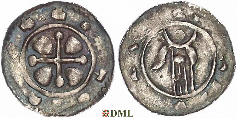 Денарий, Моравия, Ota I (1061-1087), м.д. Olomouc, Šmerda 328с