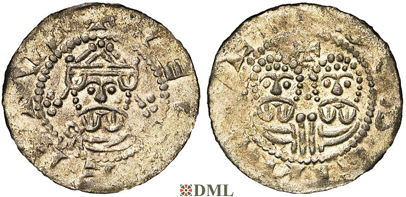 Денарий, Германия, Нижняя Лотарингия, Gf Egbert II (1068-1090), м.д. Bolsward