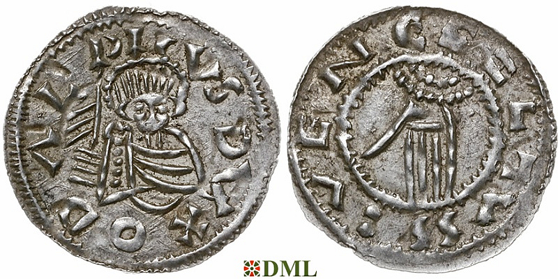 Денарий, Чехия, Богемия, Oldřich (1012-1034), м.д. Praga, Šmerda 132