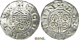 Денарий, Германия, Нижняя Лотарингия, Egbert II (1068-1090), м.д. Dokkum, Ilisch 2000, 22.5