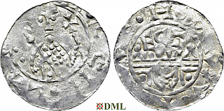 Денарий, Германия, Нижняя Лотарингия, Wilhelm de Ponte (1054-1076), м.д. Utrecht, Ilisch 2000, 10.10