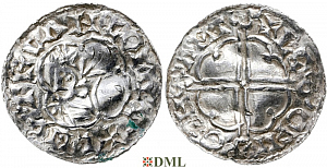 Денарий, Англия, Cnut (1016-1035), м.д. Southampton, монетарий Leofwold, North 781
