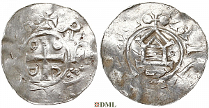 Денарий, Германия, Саксония, Нижняя Саксония, м.д. Goslar, type OAP