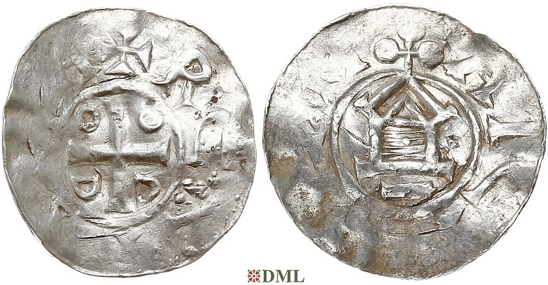 Денарий, Германия, Саксония, Нижняя Саксония, м.д. Goslar, type OAP
