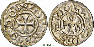 Денарий Франция Chateauroux Eudes l''Ancien 