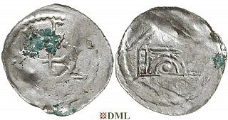 Денарий, Германия, Швабия, Anonymous bishop, м.д. Basel, Dbg. 2157