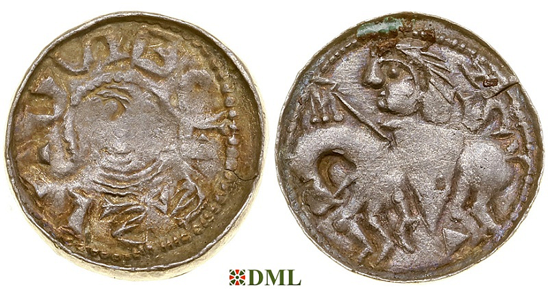 Денарий, Польша, Bolesław II (1058-1080)