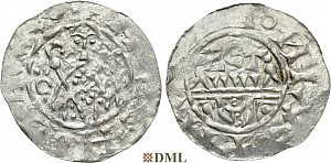 Денарий, Германия, Нижняя Лотарингия, B. Wilhelm (1054-1076), м.д. Utrecht, Ilisch 2000, 10.10
