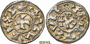Денье, Каролинги, Charles le Chauve (840-877), м.д. Melle, Depeyrot 627
