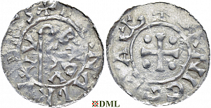 Денарий, Германия, Нижняя Лотарингия, Bernold (1040-1054), м.д. Groningen, Ilisch 2000, 18.3
