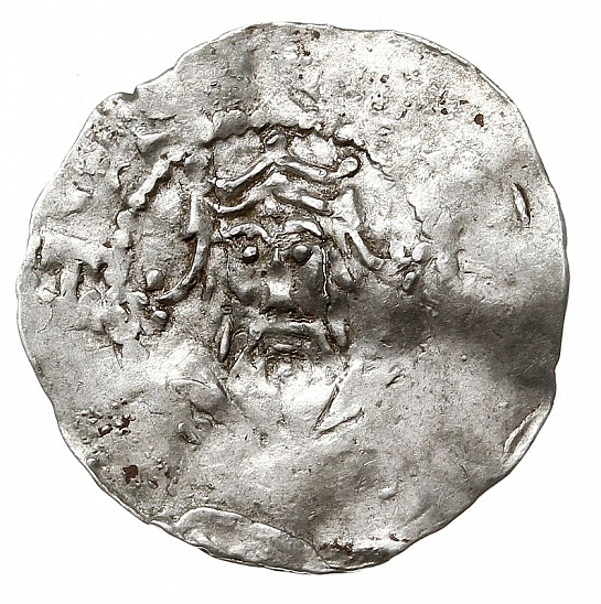 Денарий, Германия, Франкония, Heinrich III (1039-1056), Bardo (1031-1051), м.д. Mainz, Dbg. 805