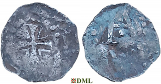 Денарий, Германия, Верхняя Лотарингия, Poppo (1016-1047), м.д. Trier, Dbg. 466