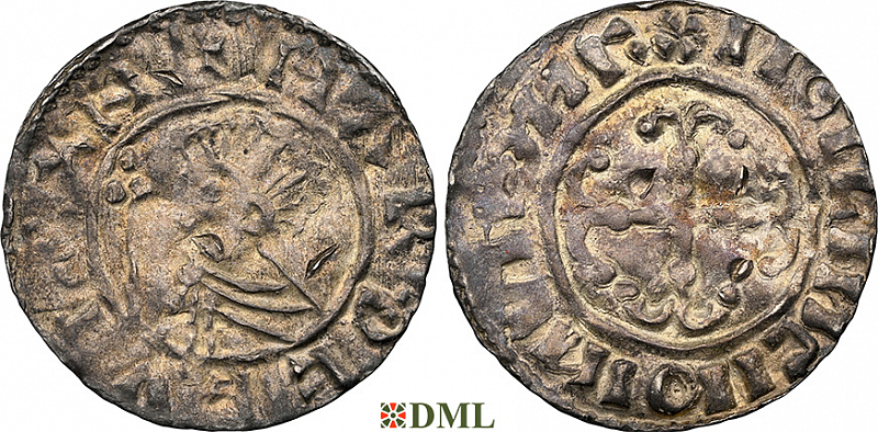 Денарий, Дания, Hardeknut (1035-1042), м.д. Aalborg, Hbg. 47
