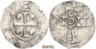 Денарий, Германия, Нижняя Лотарингия, Otto II (973-983), м.д. Koln, Dbg. 334