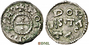Денье, Каролинги, Lothaire I (817-855), м.д. Dorestad, Depeyrot 417