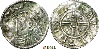 Денарий, Дания, Hardeknut (1035-1042), м.д. Lund, Hbg. 21