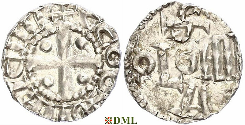 Денарий, Германия, Саксония, Anonymous bishop, м.д. Soest, Dbg. 