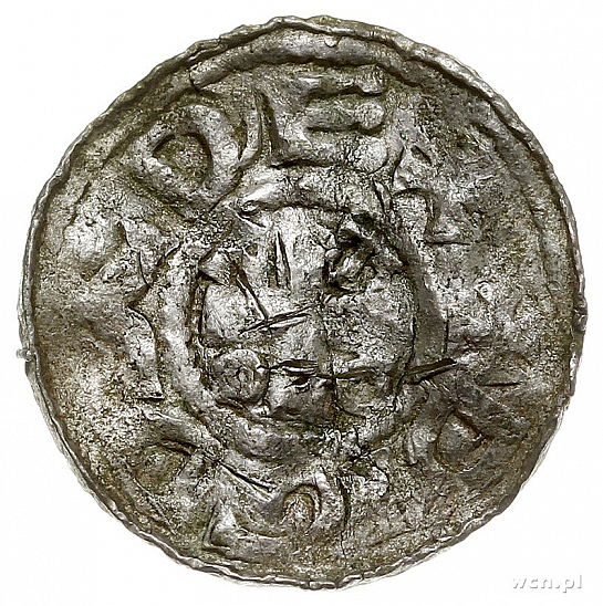 Денарий, Германия, Саксония, Otto III (983-1002), м.д. Magdeburg, Dbg. 639