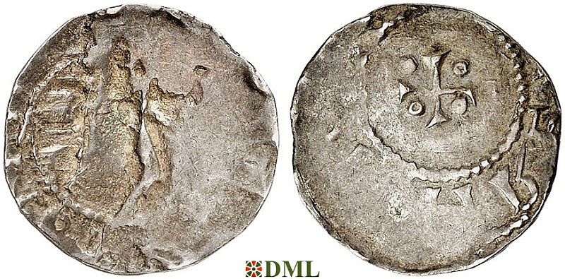 Денарий, Германия, Саксония, Heinrich II (1002-1024), м.д. Dortmund, Dbg. 752