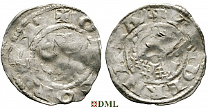 Денарий, Германия, Верхняя Лотарингия, Konrad II (1024-1039), м.д. Andernach, Dbg. 433
