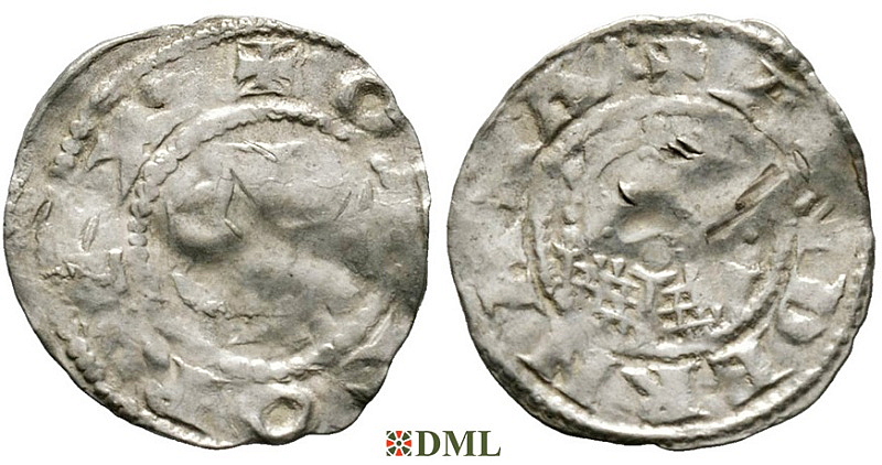 Денарий, Германия, Верхняя Лотарингия, Konrad II (1024-1039), м.д. Andernach, Dbg. 433