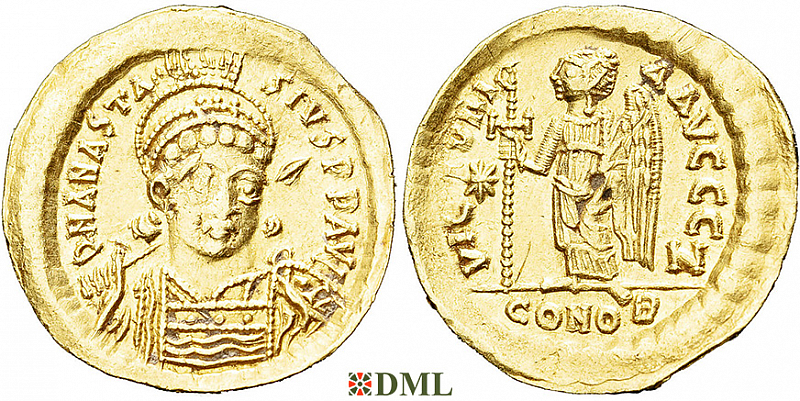 Солид, Византия, Anastase I (491-518) , м.д. Constantinople