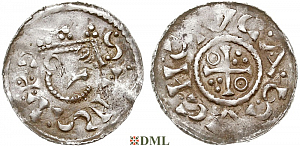 Денарий, Германия, Бавария, Heinrich II (1002-1024), м.д. Salzburg, Hahn 1976, 94