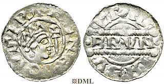 Денарий, Германия, Нижняя Лотарингия, Bruno III (1050-1057), м.д. Leeuwarden, Ilisch 2000, 21.14