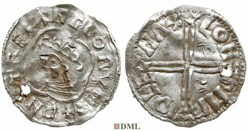 Денарий, Швеция, Imitation of a quatrefoil / long cross denarius” of Aethelred II