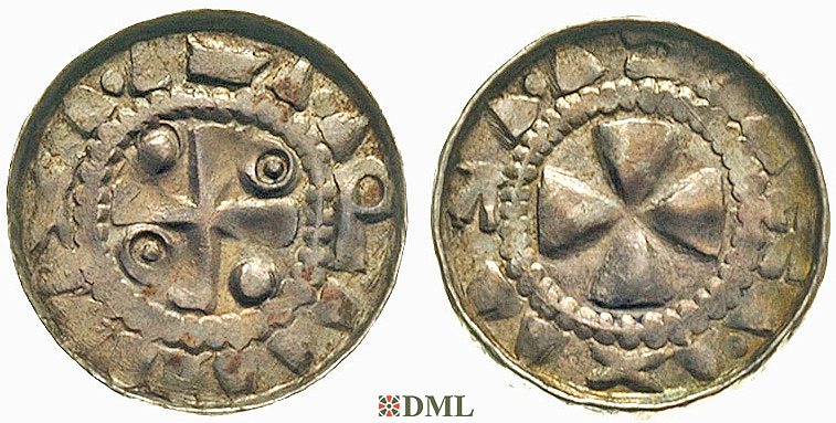 Денарий, Германия, Саксония, Anonymous bishop
