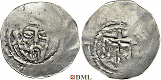 Денарий, Германия, Нижняя Лотарингия, Bernhard II (1011-1059), м.д. Jever, Dbg. 591