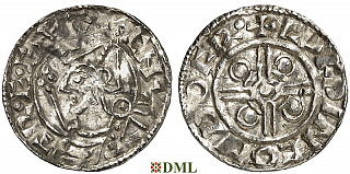 Денарий, Англия, Cnut (1016-1035), м.д. Dover, монетарий Leofwine, North 787