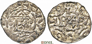 Денарий. Германия, Нижняя Лотарингия, Dirk IV (1039-1049), м.д. Rijnsburg, Ilisch 2000, 11.2
