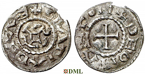 Обол, Каролинги, Charles II (823-877), м.д. Dinant