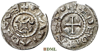 Обол, Каролинги, Charles II (823-877), м.д. Dinant