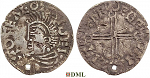 Денарий, Швеция, Olaf Skötkonung (995-1021), м.д. Sigtuna, Malmer 