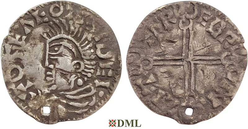 Денарий, Швеция, Olaf Skötkonung (995-1021), м.д. Sigtuna, Malmer 