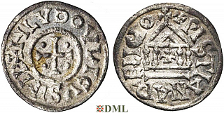 Денарий, Каролинги, Louis le Pieux (814-840)