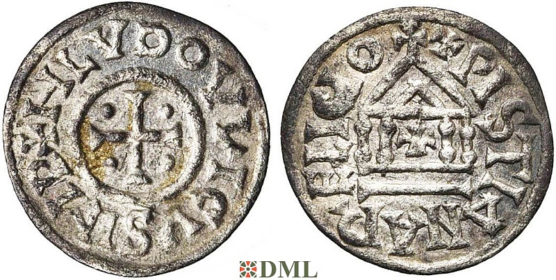 Денарий, Каролинги, Louis le Pieux (814-840)