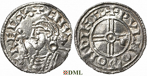 Денарий, Англия, Cnut (1016-1035), м.д. Winchester, монетарий Wulfnoth North 790