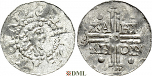 Денарий, Германия, Нижняя Лотарингия, Hermann (1020-1051), м.д. Emden, Dbg. 772