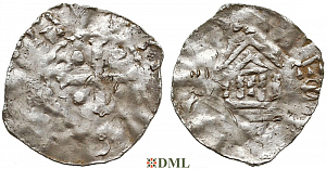 Денарий, Германия, Верхняя Лотарингия, Dietrich II (1006-1047), м.д. Metz, Dbg. 19