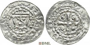 Денарий, Германия, Нижняя Лотарингия, Hermann (1059-1074), м.д. Jever, Dbg. 595