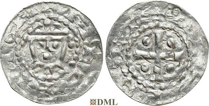 Денарий, Германия, Нижняя Лотарингия, Hermann (1059-1074), м.д. Jever, Dbg. 595
