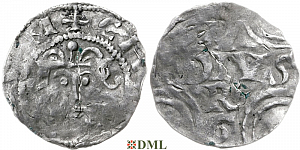 Денарий, Германия, Нижняя Лотарингия, Konrad II (1024-1039), м.д. Duisburg, Dbg. 311