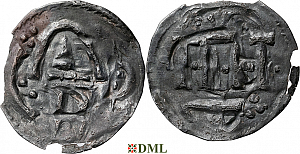 Денарий, Дания, Harald I (936-987), м.д. Hedeby, Hbg. 1