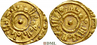 1/4 Динара, Фатимиды, халиф al-Aziz billah (975-996), м.д. Siqilliya