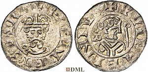 Денарий, Германия, Нижняя Лотарингия, B. Wilhelm (1054-1076), м.д. Groningen, Ilisch 2000 18.7
